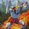 Ultraman Superhero diamond painting