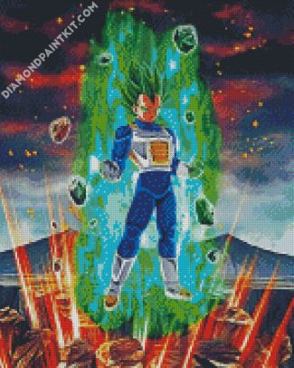 Vegeta Super Saiyan diamond painting