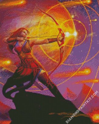 Zodiac Sagittarius Sign diamond painting