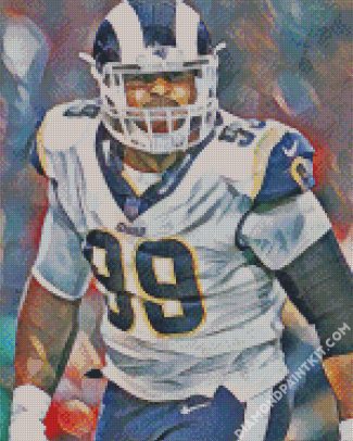 Aaron Donald NFL Football diamond painting