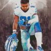 Ezekiel Elliott NFL diamond painting