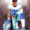 Ezekiel Elliott NFL diamond painting