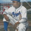 Jackie Robinson Montreal Royals diamond painting