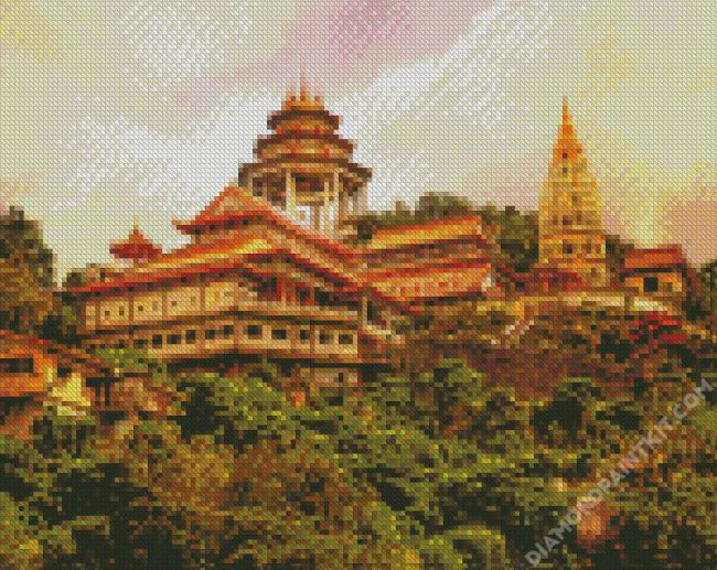 Kek Lok Si Temple Penang diamond painting