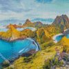 Komodo Island diamond painting