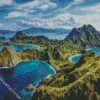 Komodo Island Indonesia diamond painting