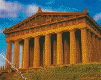 Nashville Parthenon diamond painting