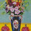 Petunia In Blue Vase diamond painting