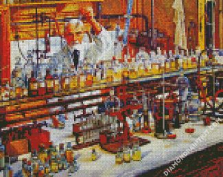 Pharmacist In Laboratory diamond painting