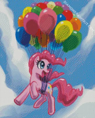 Pinkie Pie With Balloons diamond painting