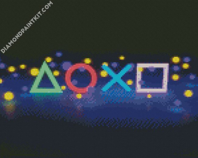 Playstation Art diamond painting