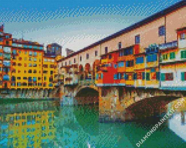 Ponte Vecchio Florence diamond painting