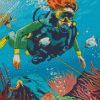 Scuba Diver diamond painting