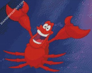 Sebastian Crab diamond painting