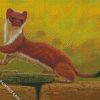 Stoat Weasel diamond painting