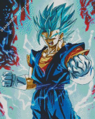 Super Saiyan Blue Vegito diamond painting