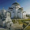 Temple Of Saint Sava Serbia diamond painting