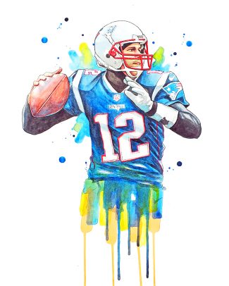 Tom Bradly NFL diamond painting