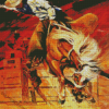 Abstract Rodeo Player diamond painting