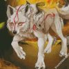 Aesthetic Okami Dog Art diamond painting