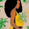 African Woman Pregnant diamond painting