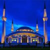 Ahmet Hamdi Akseki Mosque Ankara At Night diamond painting