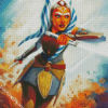 Ahsoka diamond painting