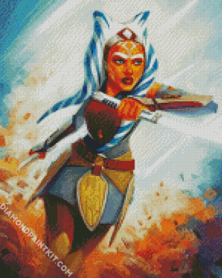 Ahsoka diamond painting