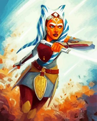 Ahsoka diamond painting