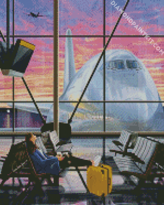 Airport diamond painting