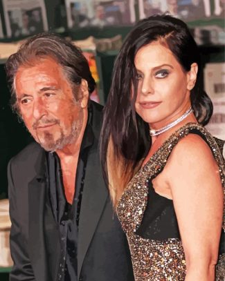 Al Pacino And Meital Dohan diamond painting