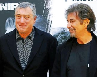 Al Pacino And Robert De Niro diamond painting