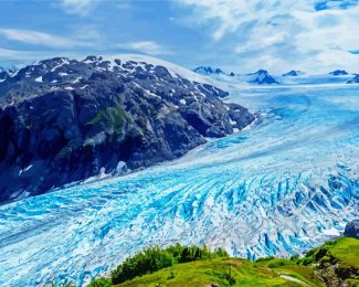 Alaska Exit Glacier diamond painting