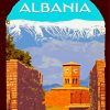 Albania Poster diamond painting