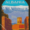 Albania Poster diamond painting