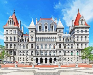 Albany New York State Capitol diamond painting