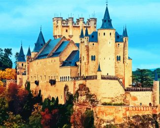 Alcazar De Segovia Castle diamond painting