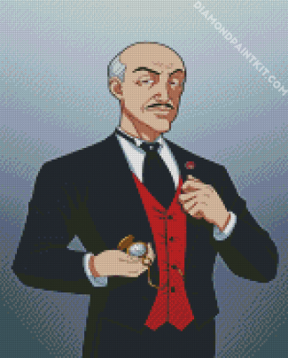 Alfred Pennyworth Batman Character diamond painting