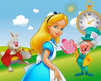 Alice In Wonderland Animation diamond painting