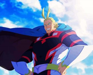 All Might My Hero Academia diamond painting