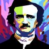 Allan Poe Pop Art diamond painting