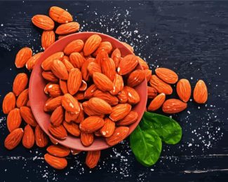 Almonds In A Bowl diamond painting