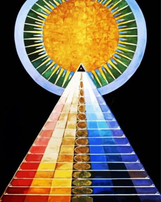 Altarpiece Hilma Of klint diamond painting