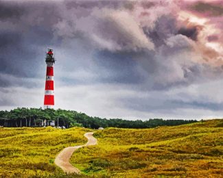 Ameland Lighthouse diamond painting