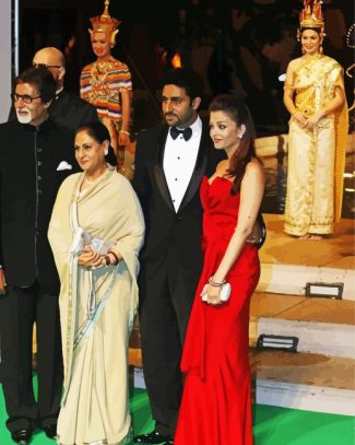 Amitabh Bachchan And His Family diamond painting