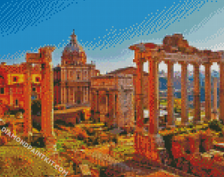 Ancient Ruins diamond painting