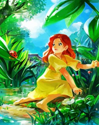 Anime Arrietty Art diamond paintings