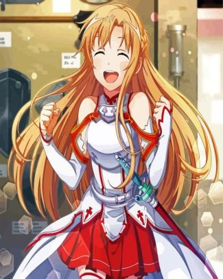 Anime Character Asuna diamond painting