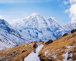 Annapurna Hiking diamond painting