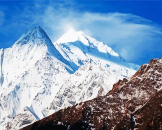 Annapurna Mountain diamond painting